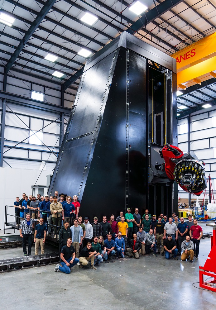 Rocket Lab begins installation of large AFP machine for rocket production